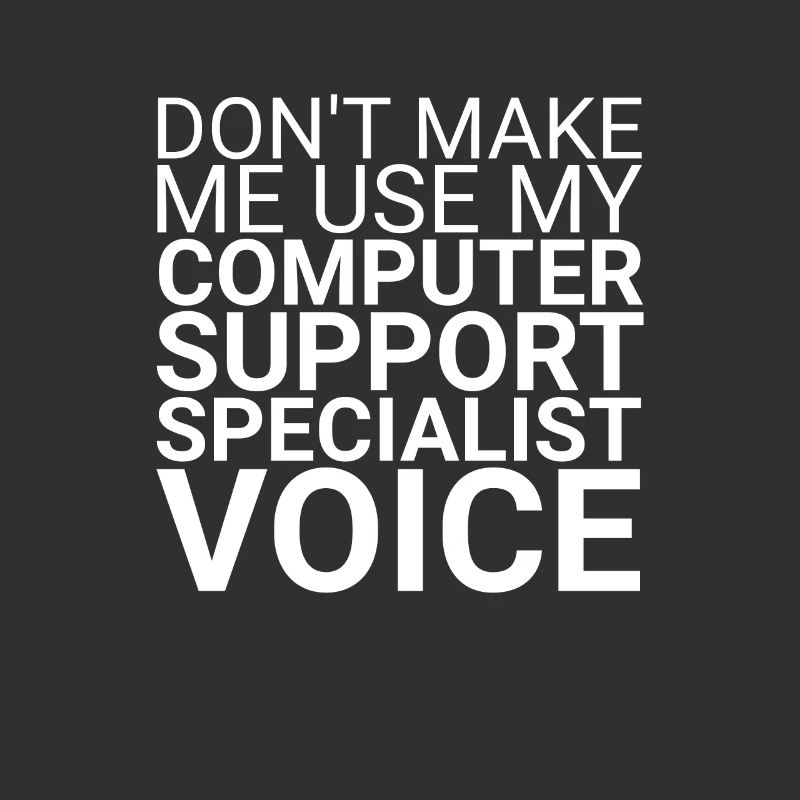 "Computer Support Specialist Voice | IT-Support"