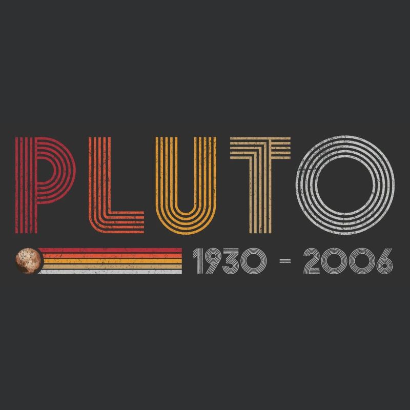 Pluto Never Forget Science and Astronomy Retro