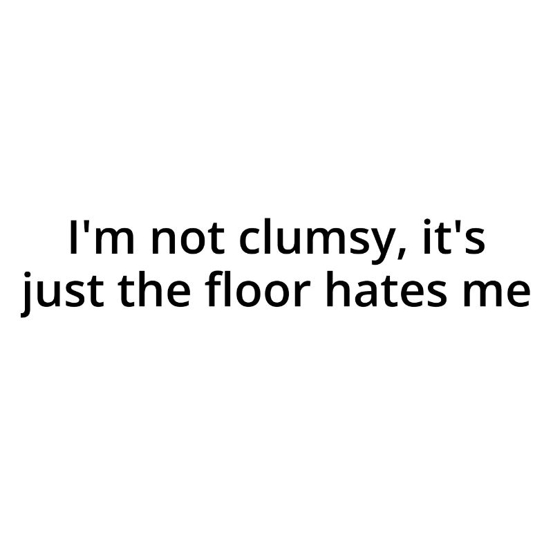 Clumsy, dark text