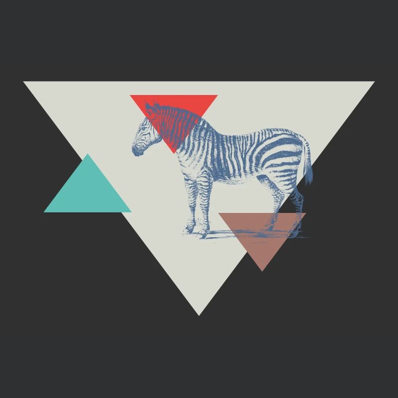 Conception de triangle de zèbre