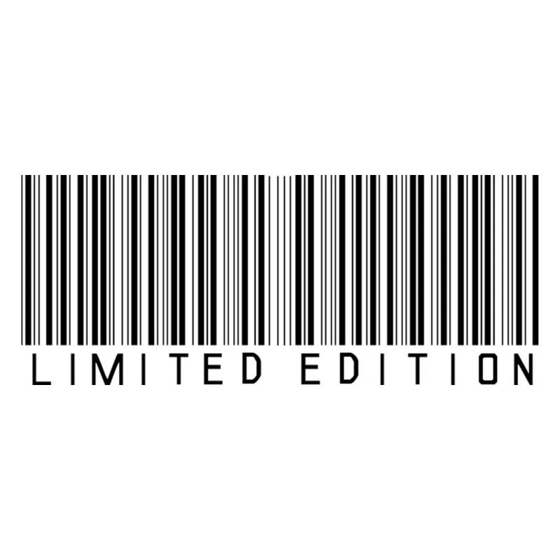 EDITION LIMITÉE - CODE-BARRES - STRICHCODE - SCANNER