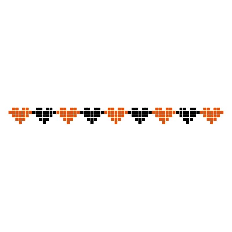 Knitting pattern pattern line heart