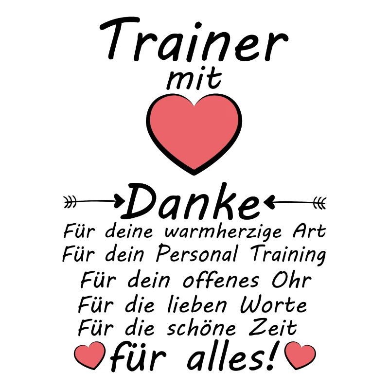 Personal Trainer Training Danke sagen Abschied