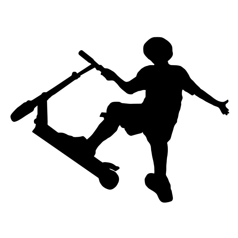 Stunt Scooter driver in Trickery