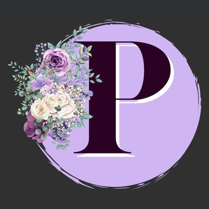 Buchstabe P Blumenkrone