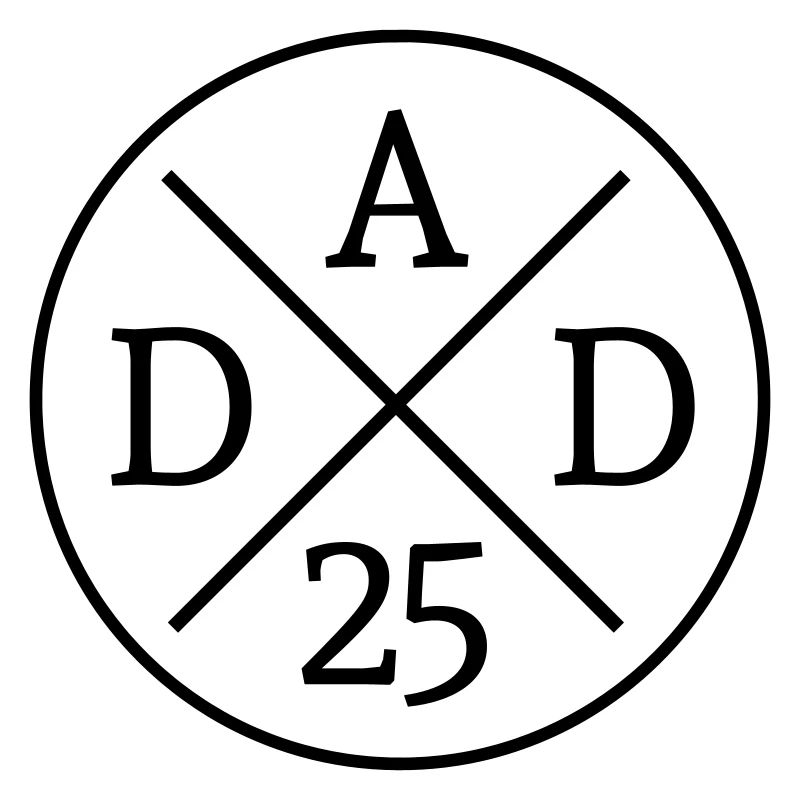 Dad 25 Circle - Color Changing