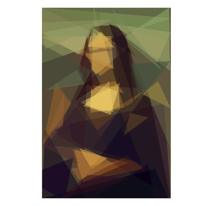 Mona Lisa - triangle