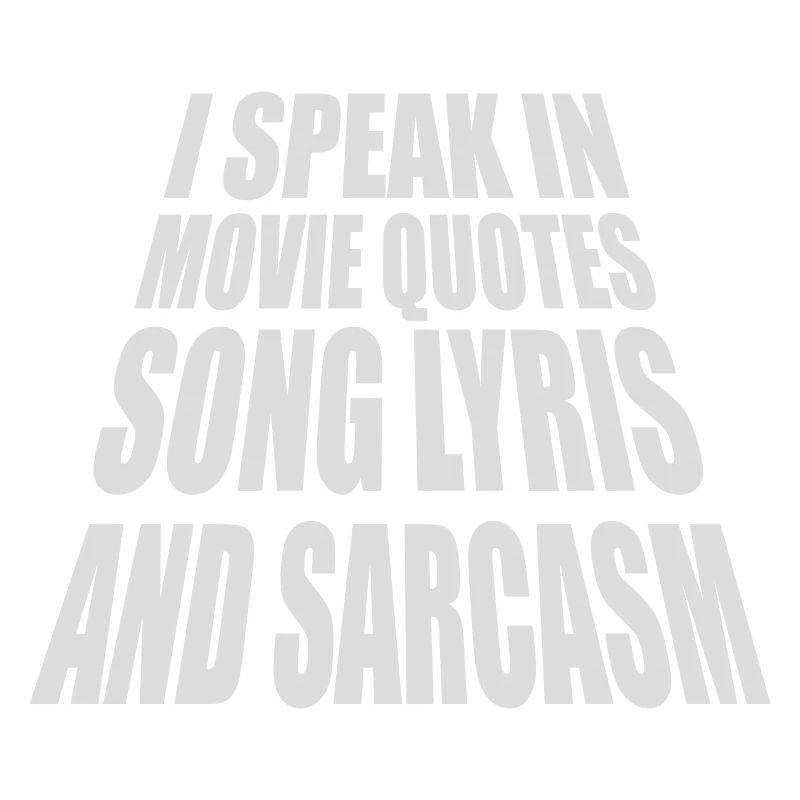 speak lyrics and sarcasm