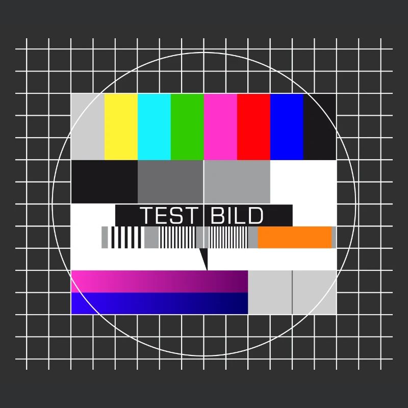 Fernseh-Testbild Big Bang Mac Display Screenshot