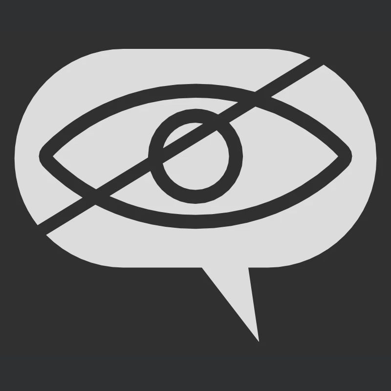 Interdit de regarder la bulle oculaire