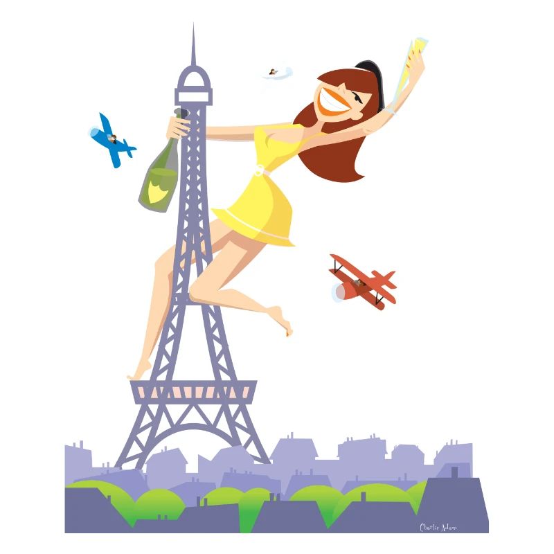 Parisienne Eiffelturm Pole Dance