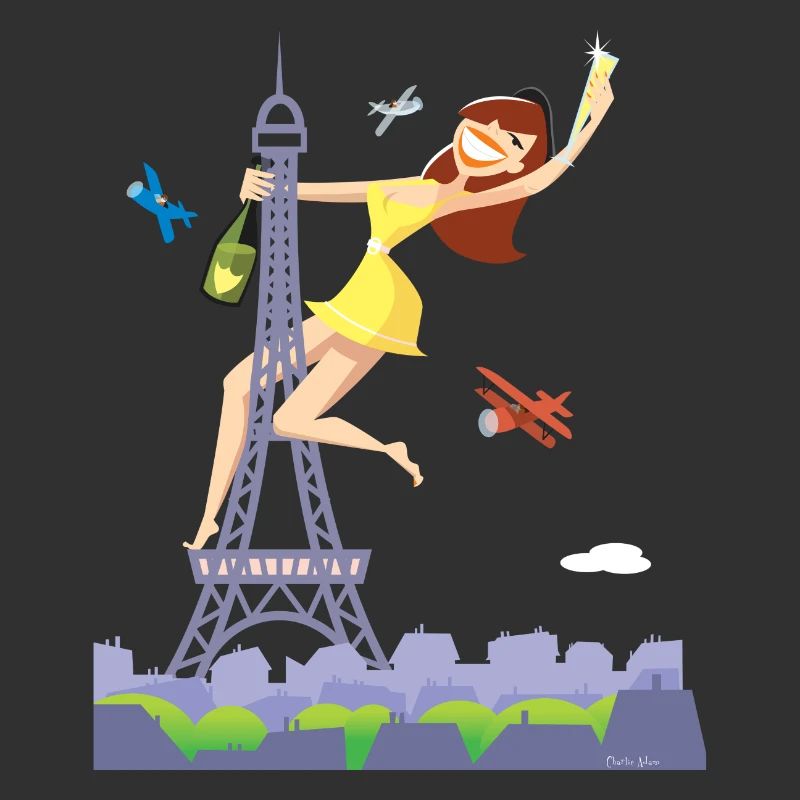 Parisienne Eiffel Tower Pole Dance