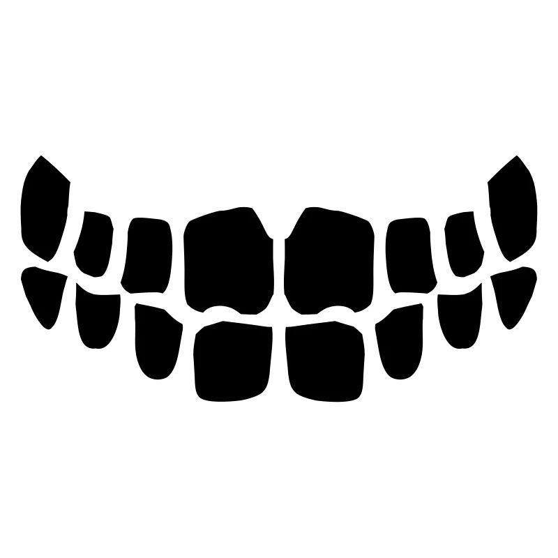 Grinning Evil Horror Mouth Smile Comic Teeth