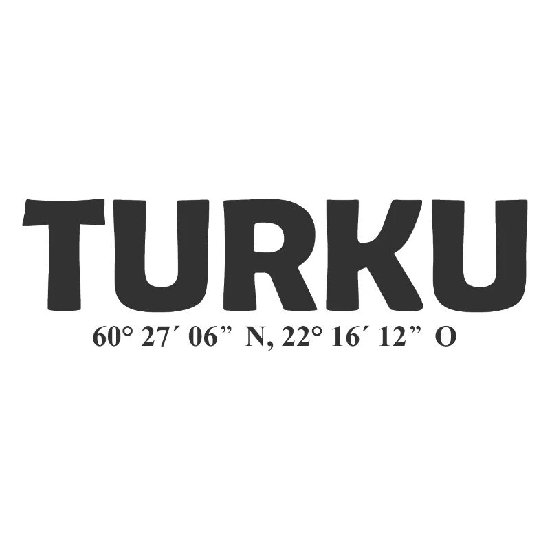 Turku Finland - Coordinates - Longitude - Latitude