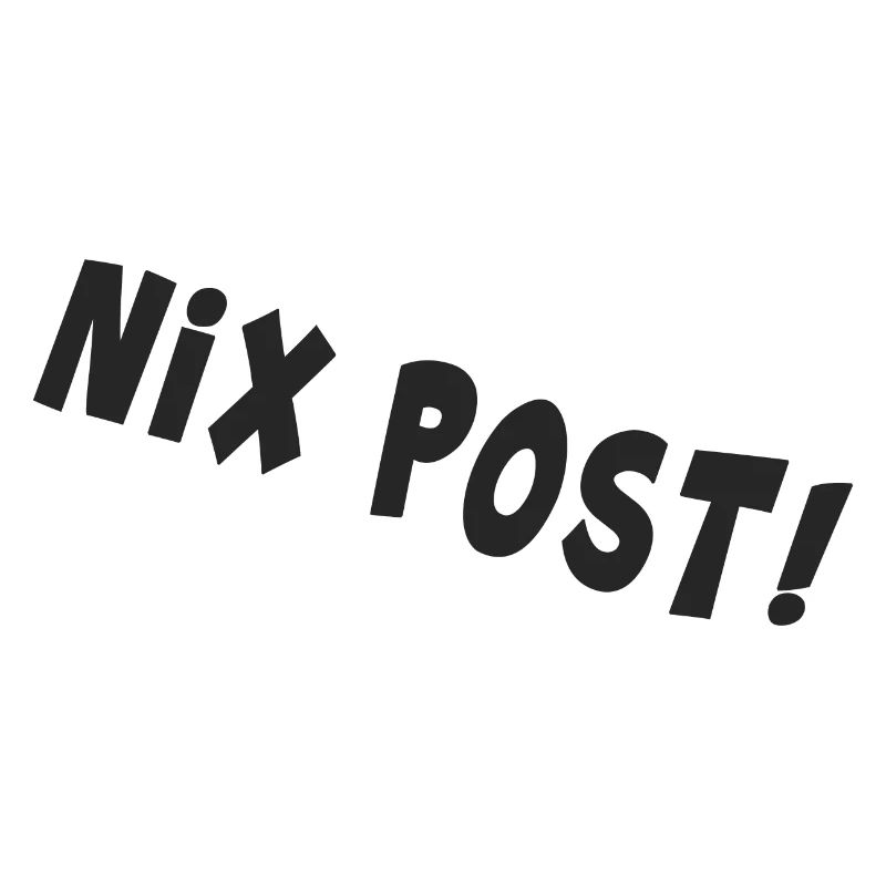 post postbote flaschenpost "nix post"
