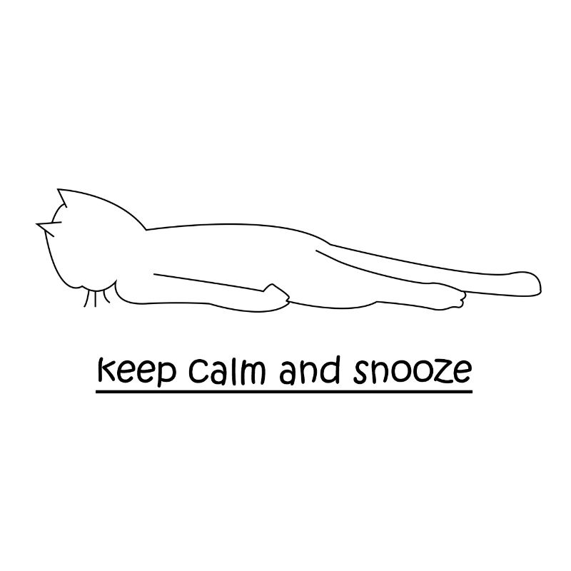 keep calm and snooze (CAT)