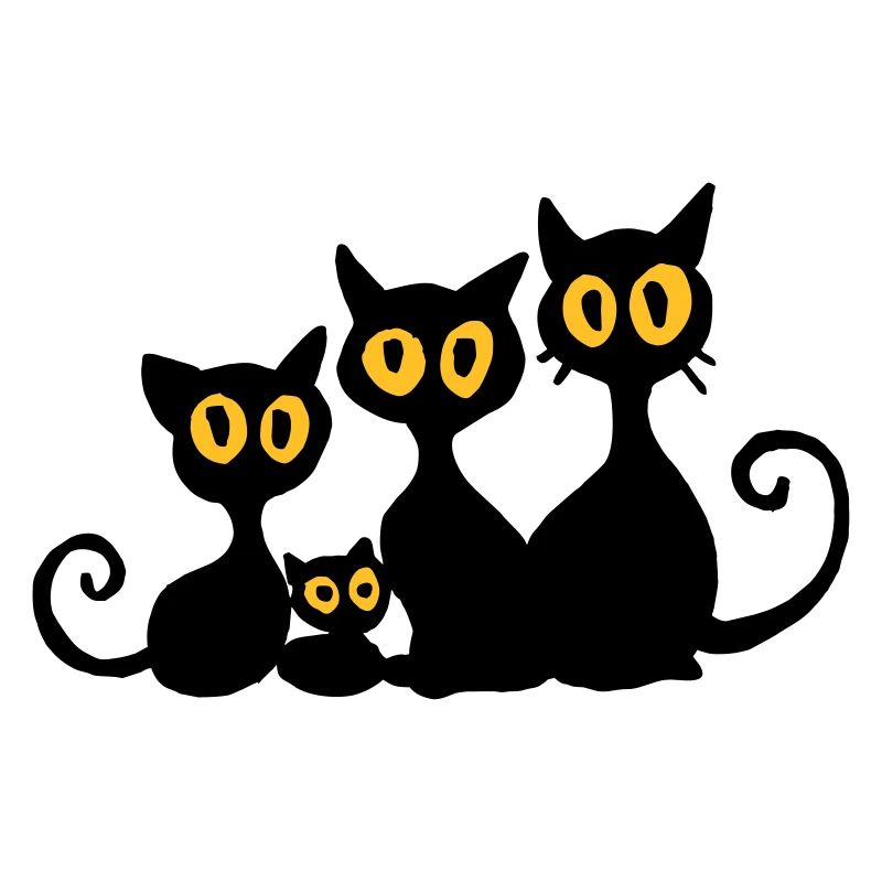 Schwarze Katzen