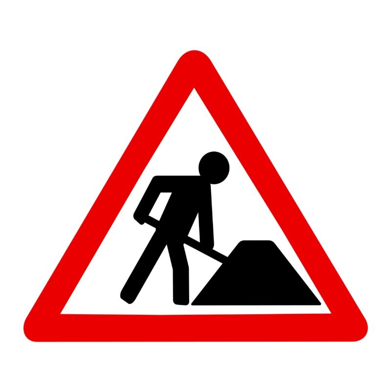 Baustellen Logo Arbeiter Geschenk Überraschung