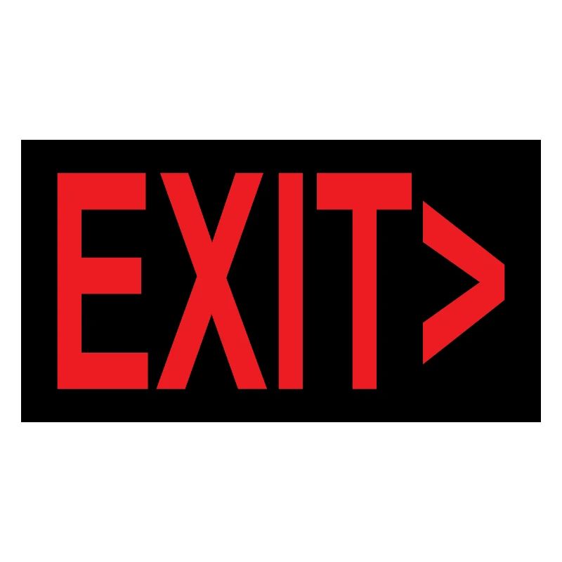 Exit / Exit / Emergency Exit