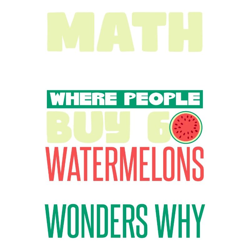 Math Pastèque drôle