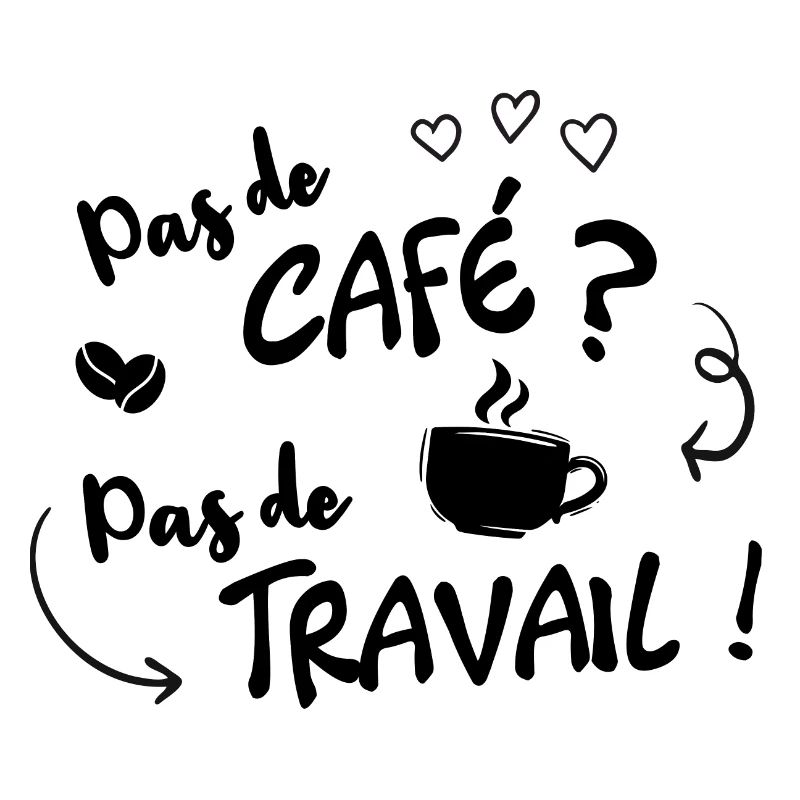 Pas de café ? Pas de travail !