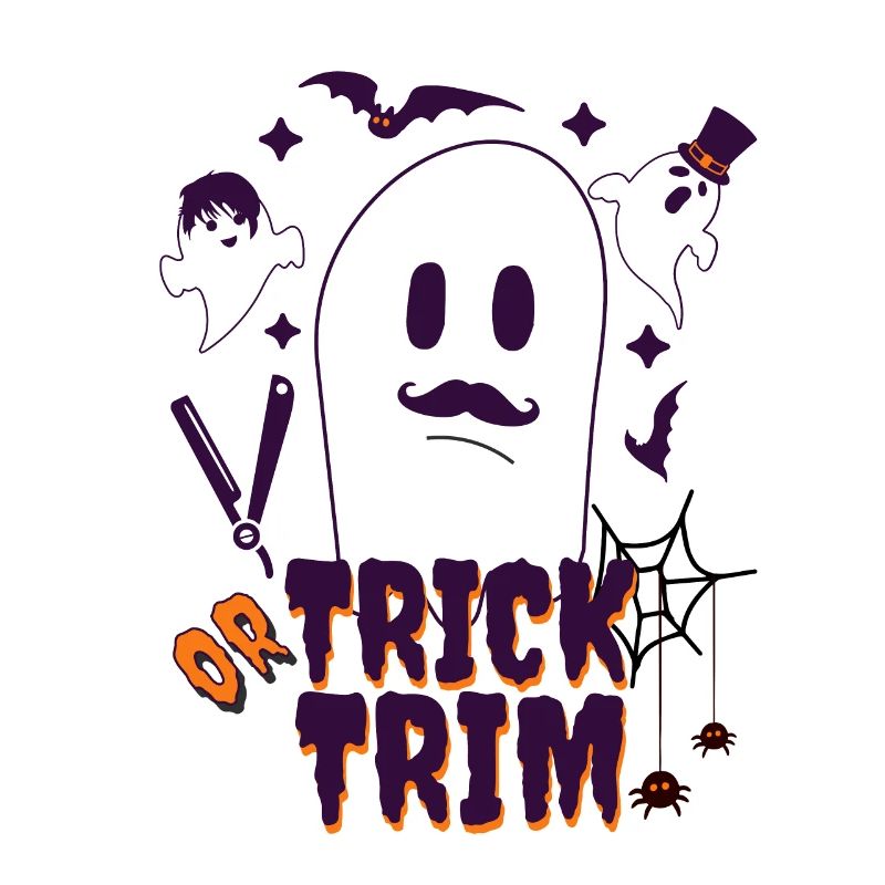 Friseur Haare Halloween Trick oder Trimmen