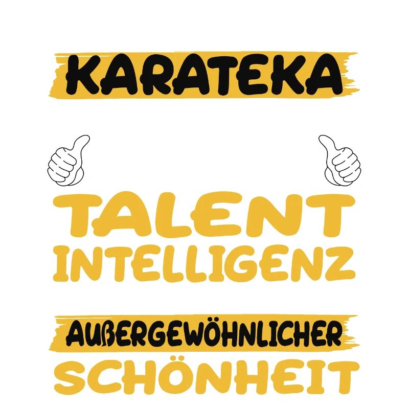Karateka ein Paradebeispiel Karate