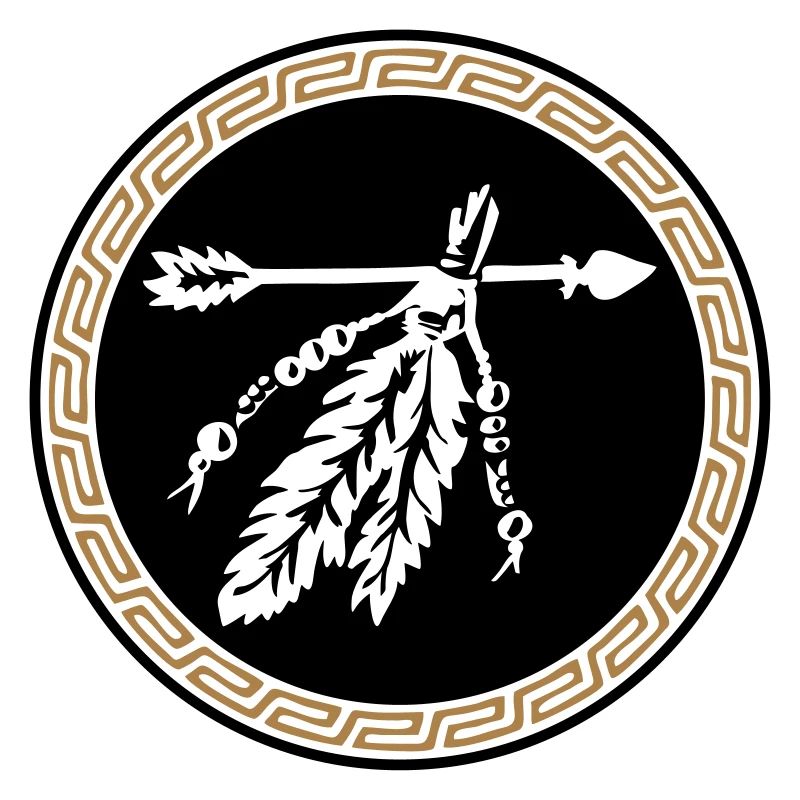 Arrow with feathers, Native American Indian tribes