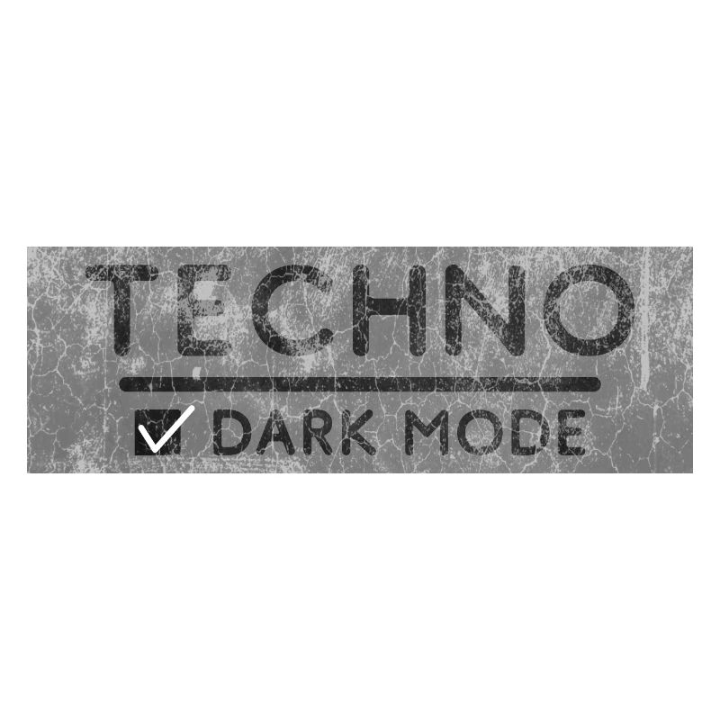 Dark Techno Dark Mode activé