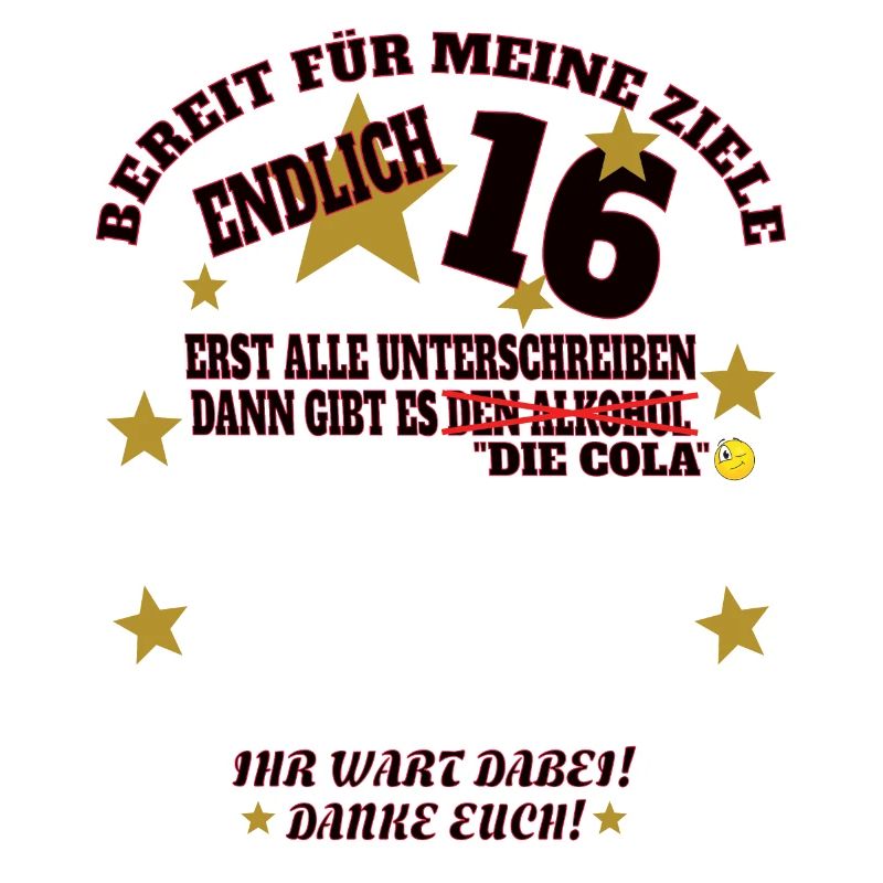 16. Geburtstag Junge Gästebuch Mädchen