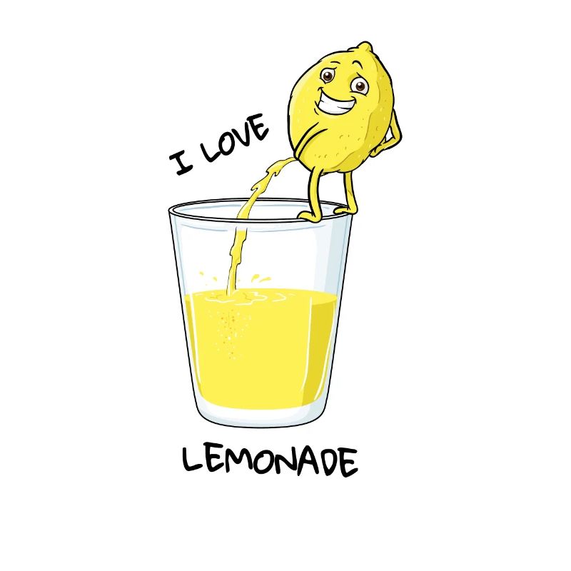 I love Lemonade gift lemon pees funny