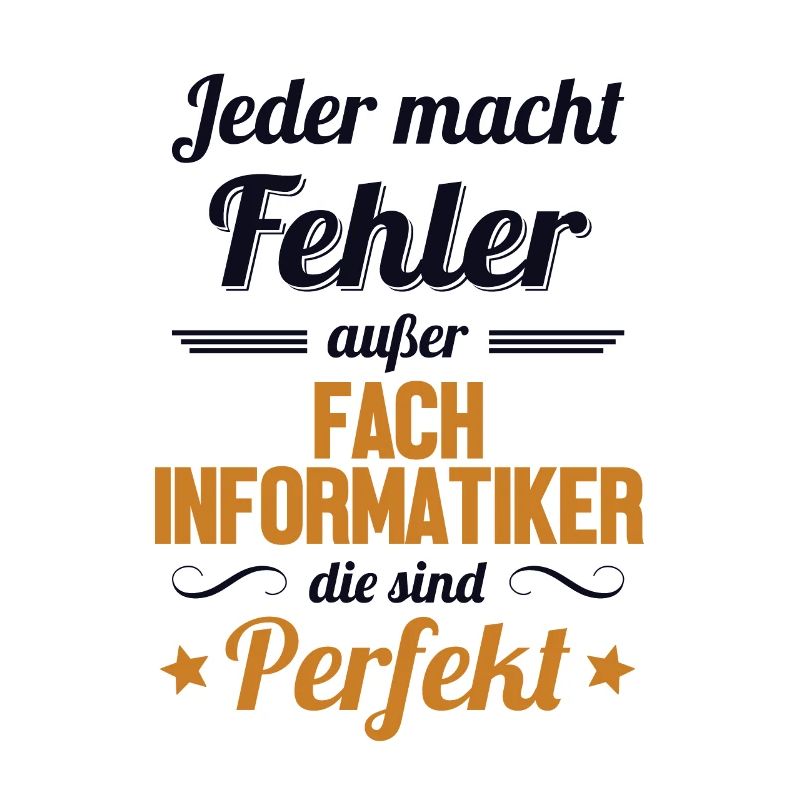 Fachinformatiker sind Perfekt Fachinformatiker