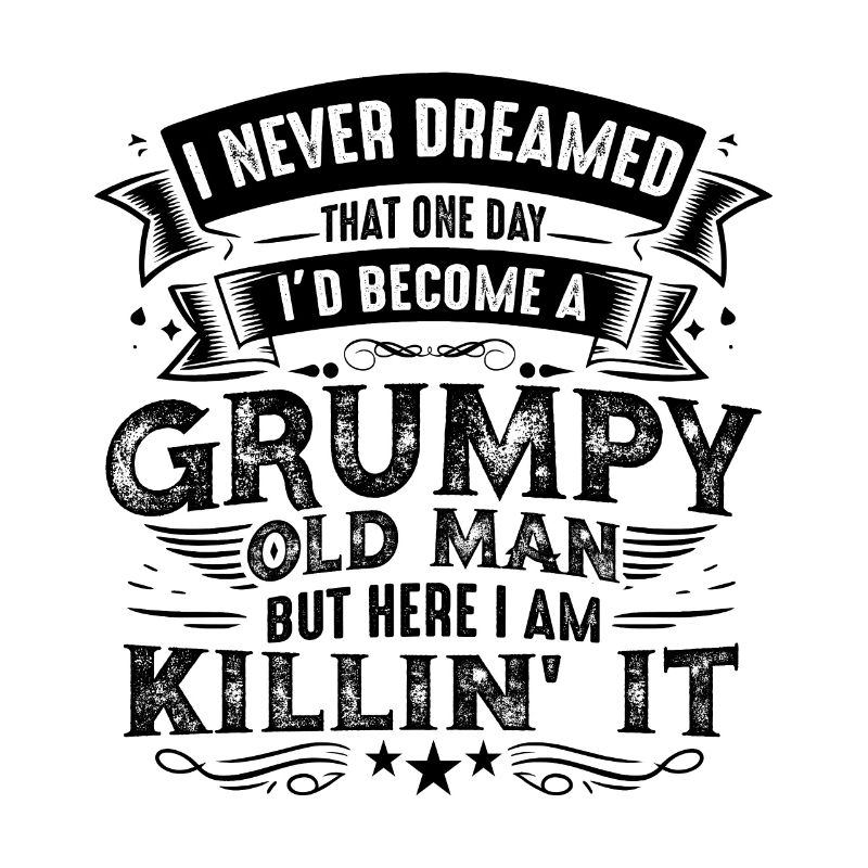 Opa Großvater Geschenkidee Become A Grumpy Old Man