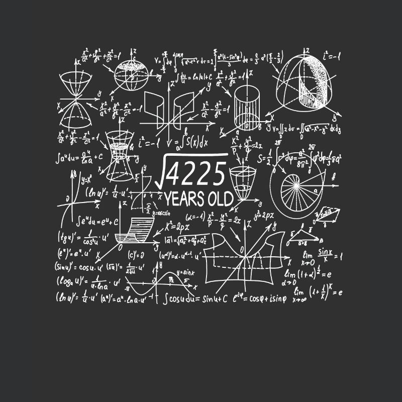 65 Geburtstag Mathe Mathelehrer
