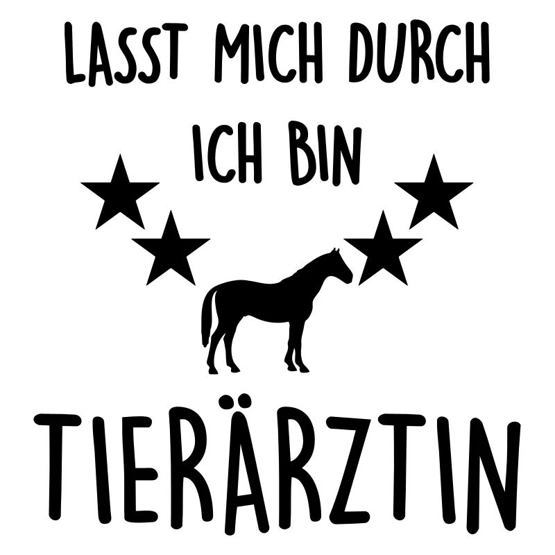 lasst mich durch, ich bin tierärztin