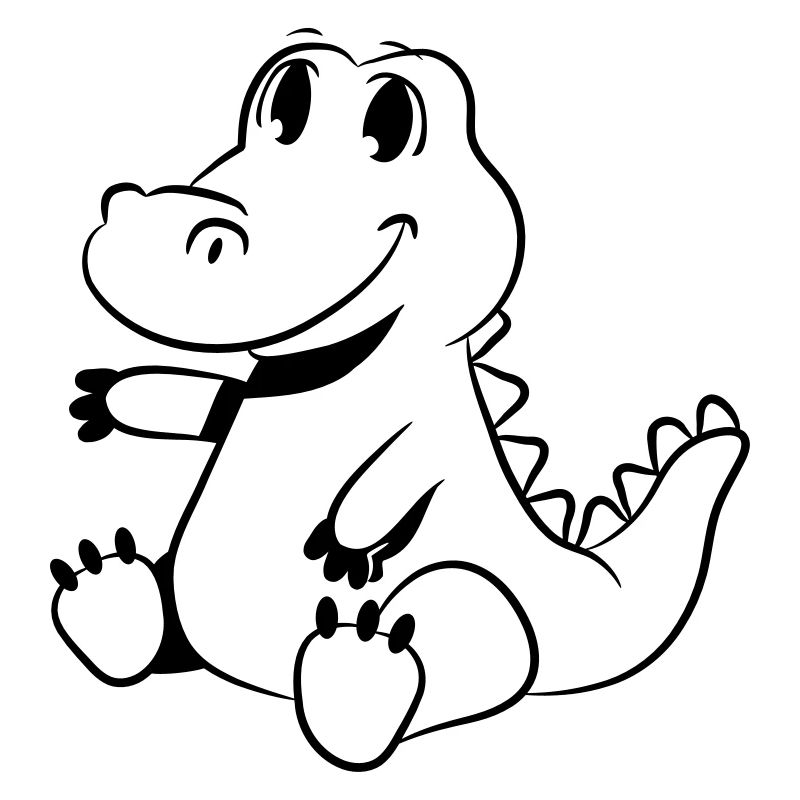 Crocodile bébé doux enfant