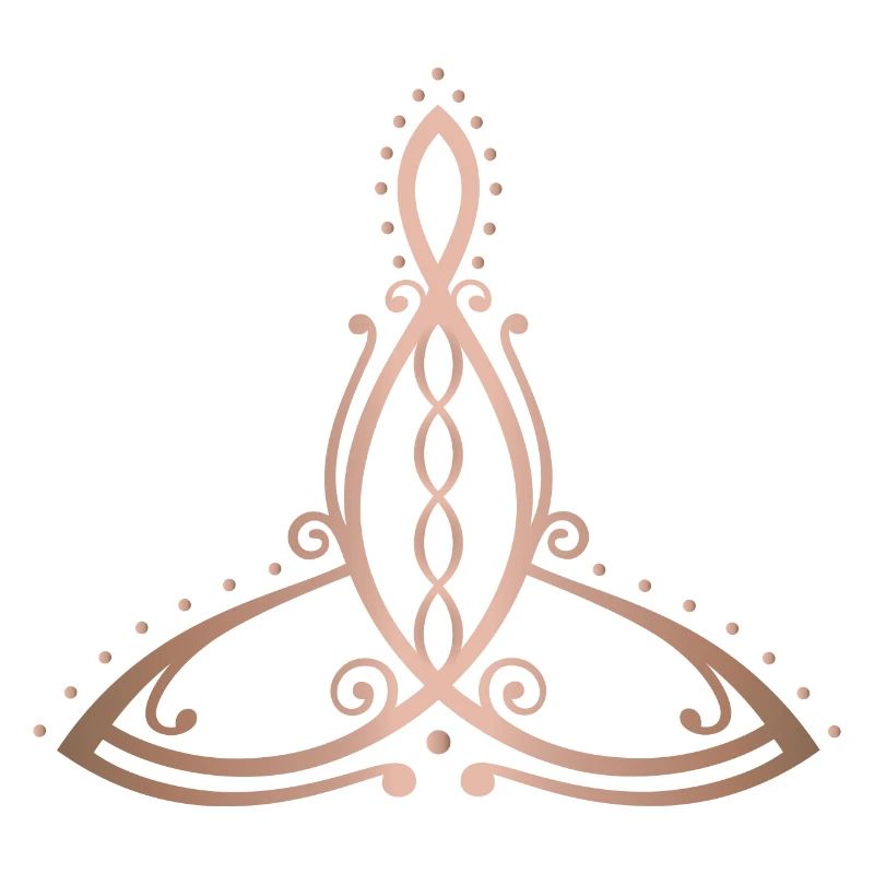 Celtic Motherhood Symbol Mutter mit vier Kindern