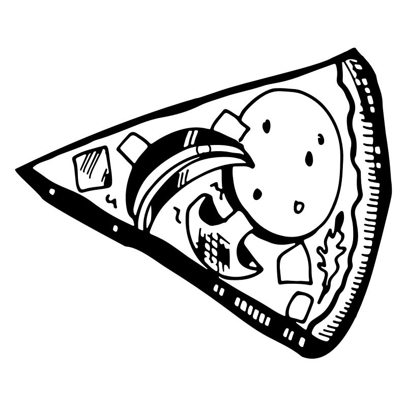 Pizza Slice Pärchen Valentinstag Essen Love