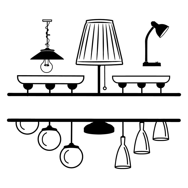Lampes d’éclairage pour son propre texte