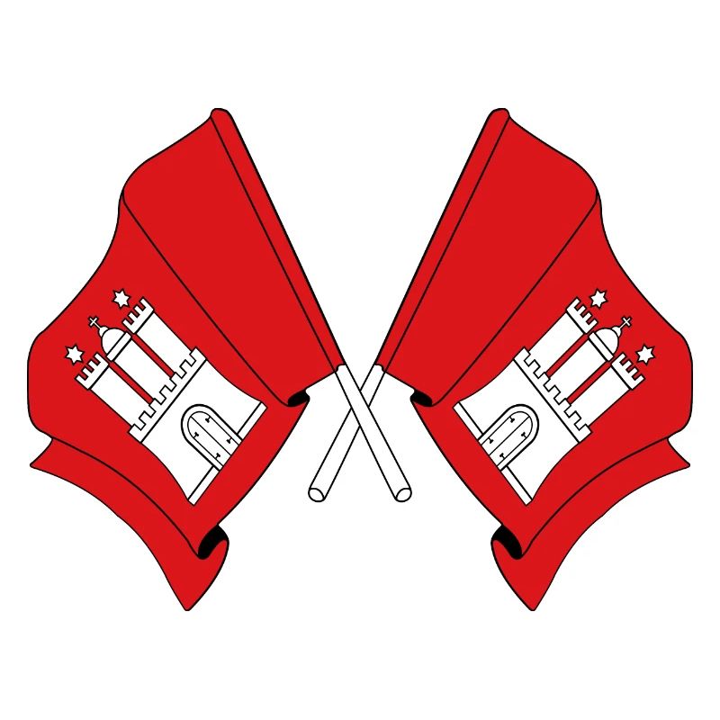 Des drapeaux traversaient Hambourg