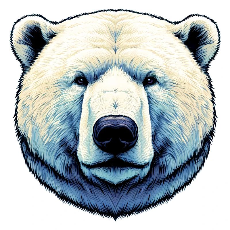 White polar bear