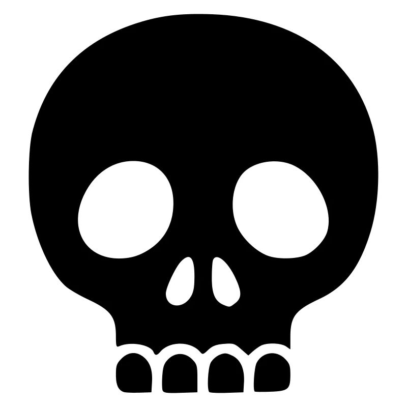 Skull Vector | Minimalist Skull Icon