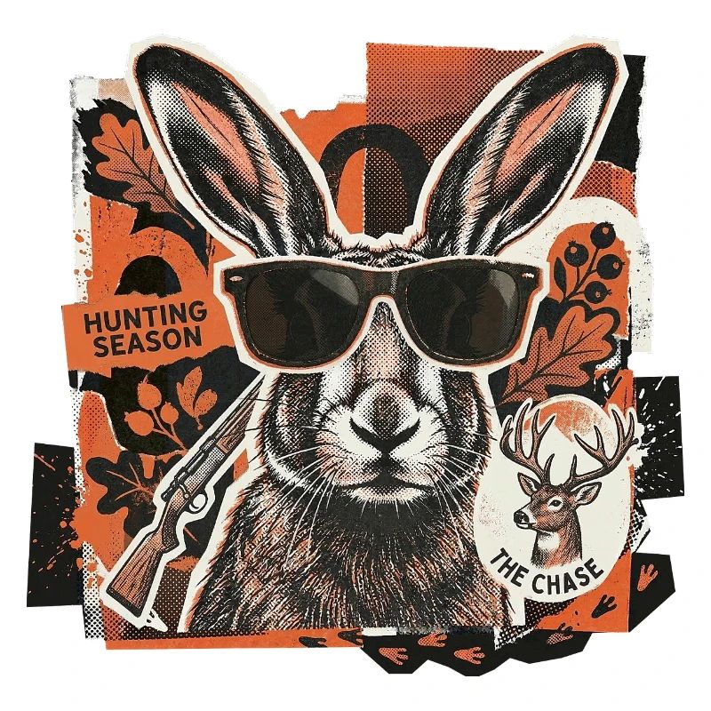 Cool Vintage Hunter Hare