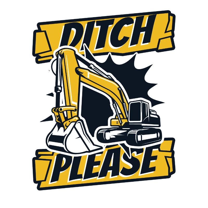 Ditch Please Seilbagger Raupenbagger Excavator