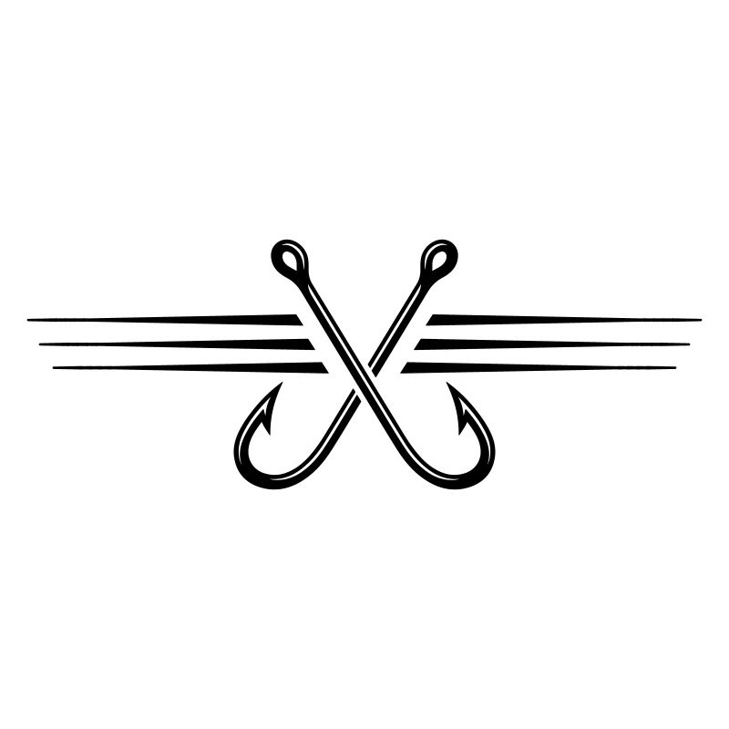 Fish hook icon