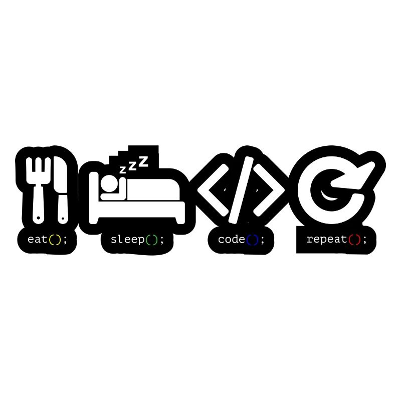 Code Sleep Repeat Developer Life