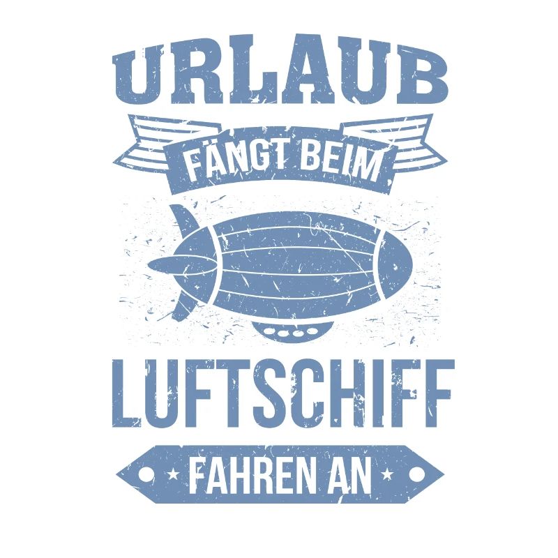Luftschiff Urlaub fängt an