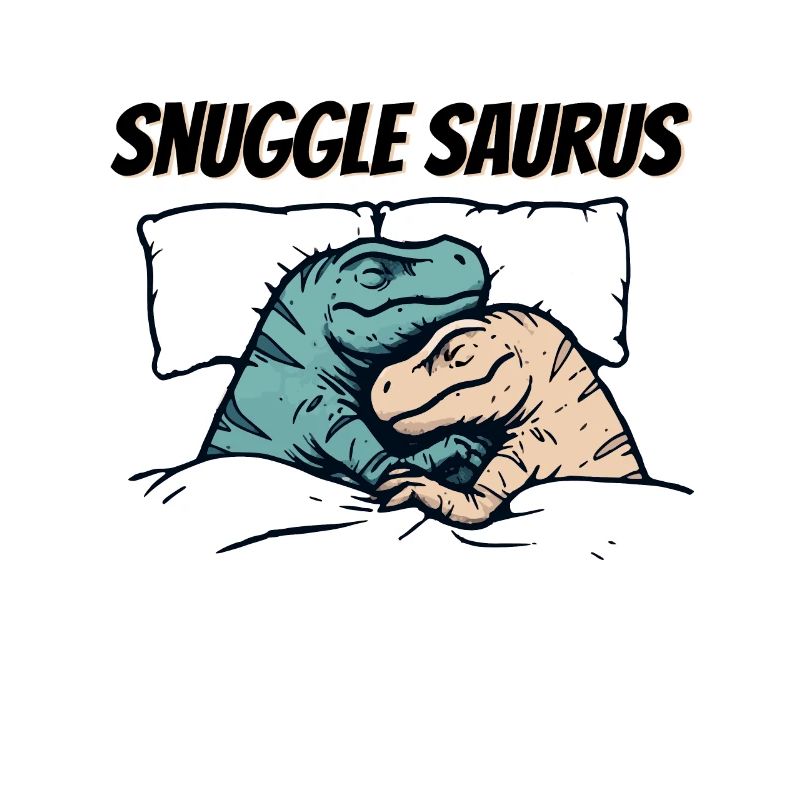Funny Sleeping Dinosaur Cuddle Saurus