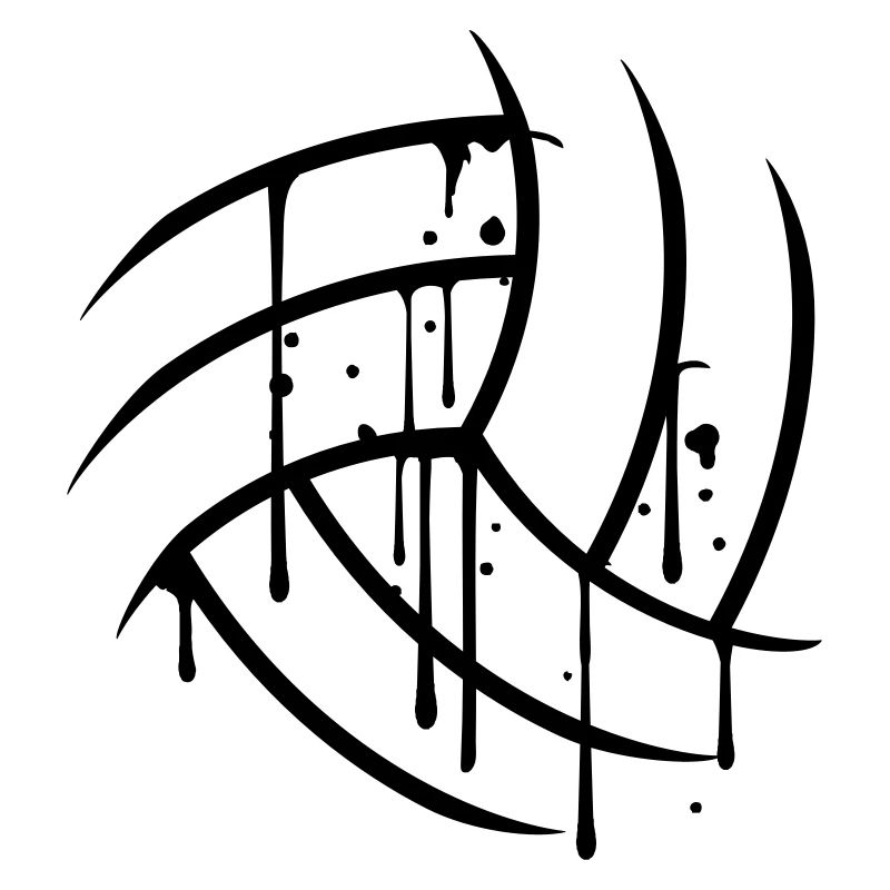 semicircle round text pattern scratch old cracks v