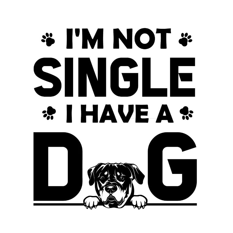 Ich bin nicht Single - Ich hab einen Rottweiler